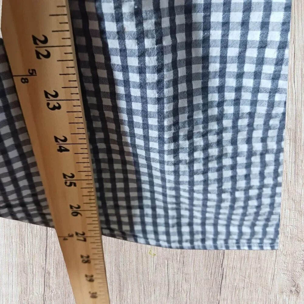 J.Crew Gingham Button-Up Long Sleeve Shirt Size XSmall